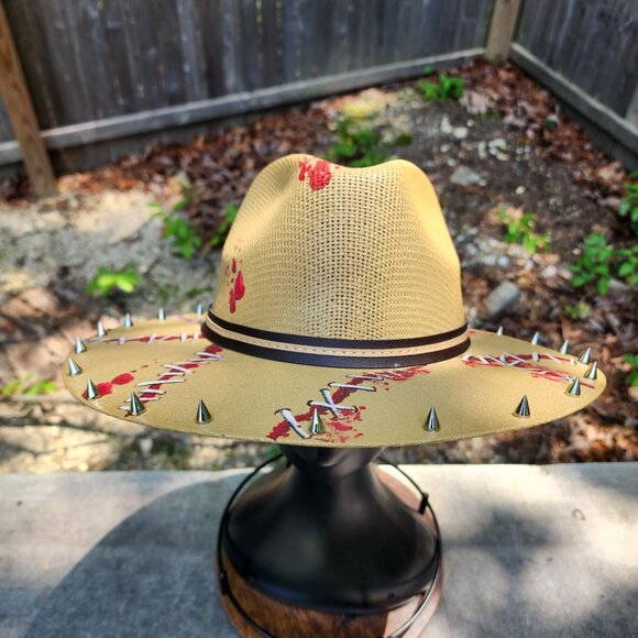 Texas Chainsaw Massacre Inspired Leatherface Spiked Sun Hat main image 7